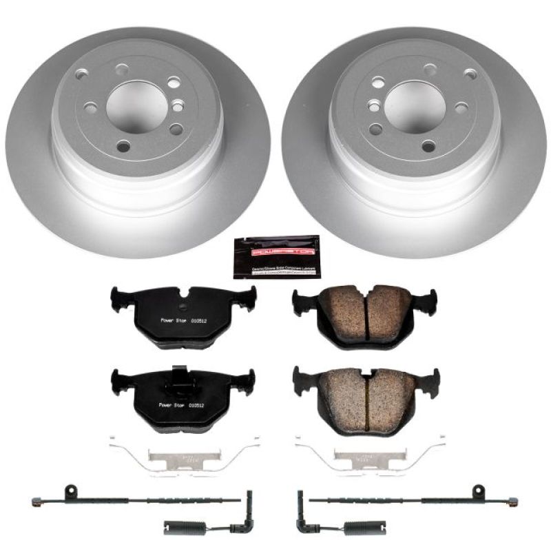 PowerStop Power Stop 03-05 Land Rover Range Rover Rear Z23 Evolution Sport Coated Brake Kit