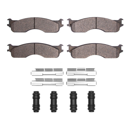 R1 Concepts R1 04-04 Dodge Ram 1500 Pickup Front Super Duty Pads & Hardware Kit