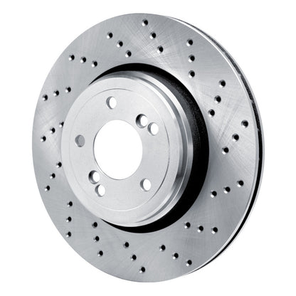 DFC 08-13 BMW M3 Right Rear Drilled Brake Rotor