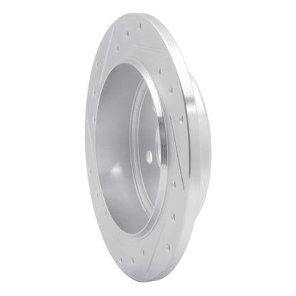 R1 Concepts R1 03-10 Chrysler PT Cruiser Rear Right Drilled & Slotted Silver Brake Rotor