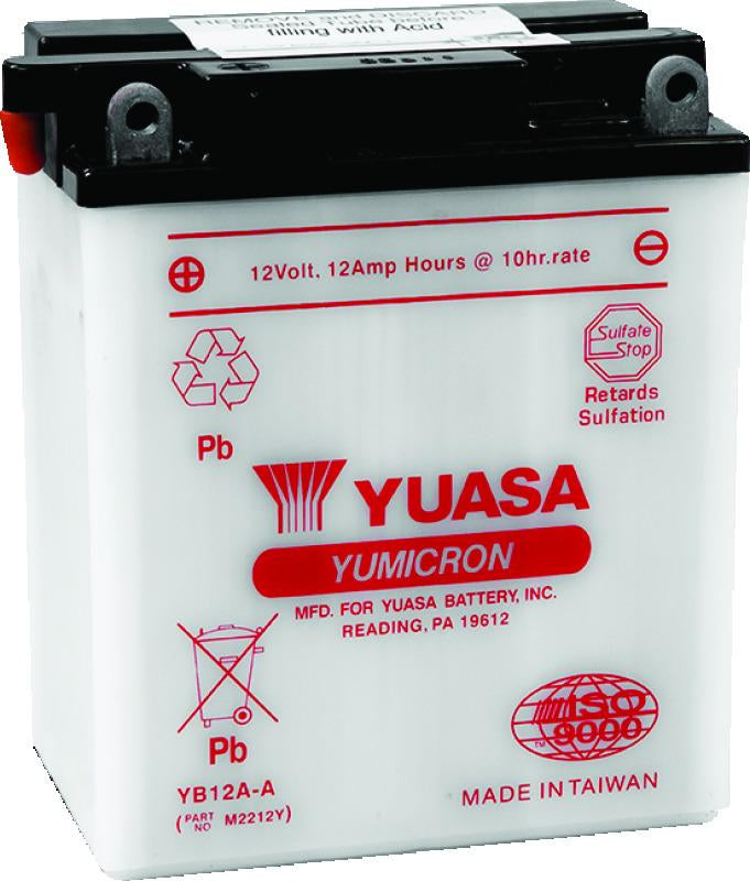 Yuasa Battery Yuasa YB12A-A Yumicron 12-Volt Battery