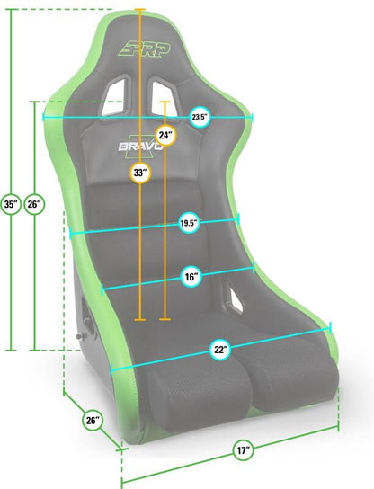 PRP Seats PRP Bravo Composite Seat
