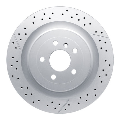 DFC 12-19 Mercedes-Benz GLS63 AMG Rear Drilled GeoSPEC Coated Rotor and Slotted