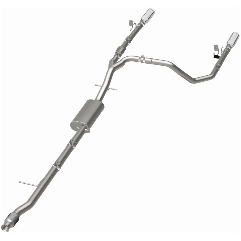 MagnaFlow 2019 Chevy Silverado 1500 V8 5.3L/V6 4.3 Street Series Dual Exit Exhaust w/ Polished Tips