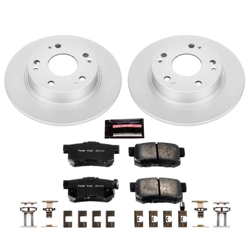 PowerStop Power Stop 04-08 Acura TSX Rear Z17 Evolution Geomet Coated Brake Kit