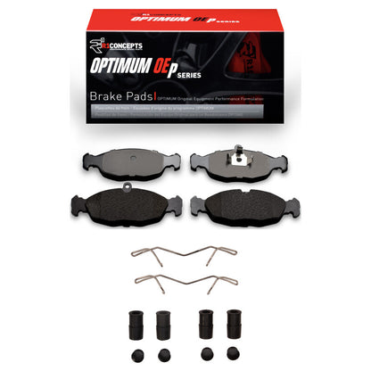 R1 Concepts R1 95-99 Chevrolet TIGRA (Mexico) Front/Rear Optimum OE Pads & Hardware Kit
