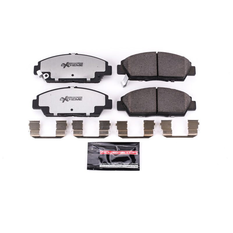 PowerStop Power Stop 92-96 Honda Prelude Front Z26 Extreme Street Brake Pads w/Hardware