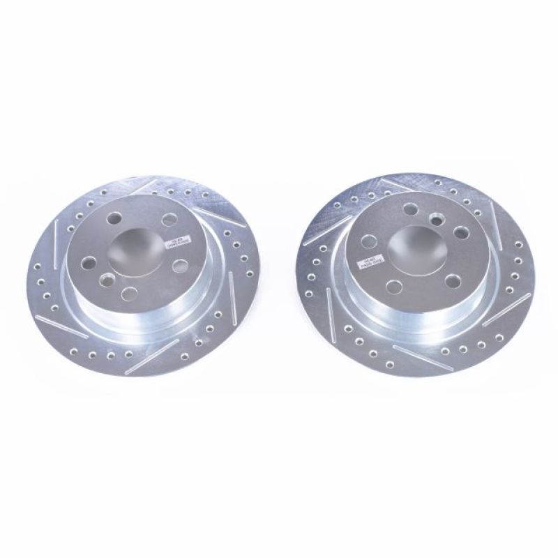 PowerStop Power Stop 14-18 BMW i3 Rear Evolution Drilled & Slotted Rotors - Pair
