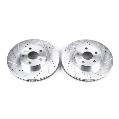 PowerStop Power Stop 03-08 Pontiac Vibe Front Evolution Drilled & Slotted Rotors - Pair