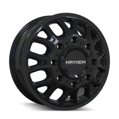 Mayhem 8107D Cogent Dually 17x6.5 8x200 BP 125mm Offset 142mm Bore Gloss Black