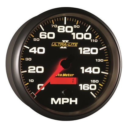 Autometer Ultra-Lite II 5 Inch 160 MPH FSE Programmable Speedometer