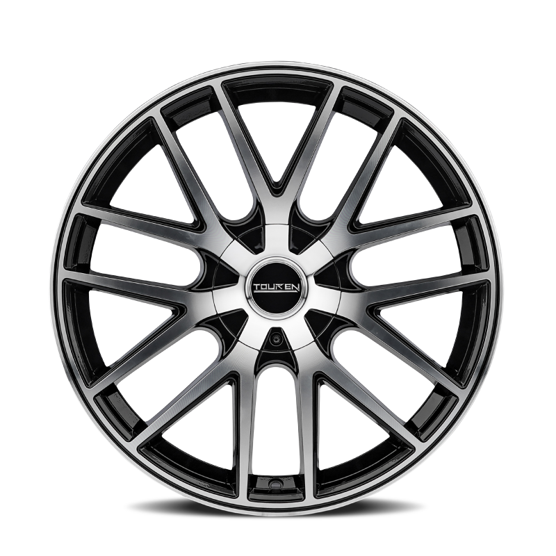 Touren 3260 TR60 16x7 / 4x100/114.3 BP / 42mm Offset / 67.1mm Hub Gloss Black Machined Wheel