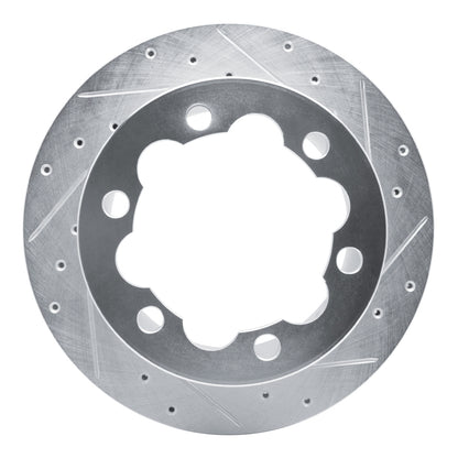 R1 Concepts R1 02-06 Dodge Sprinter 3500 Rear Right Drilled & Slotted Silver Brake Rotor
