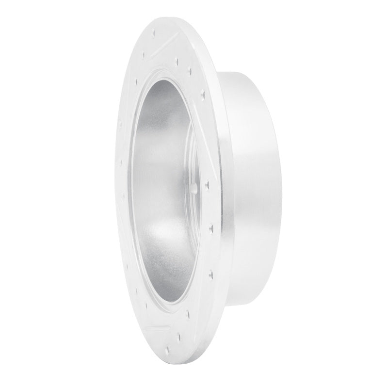 R1 Concepts R1 01-10 Hyundai TUCSON Rear Right Drilled & Slotted Silver Brake Rotor