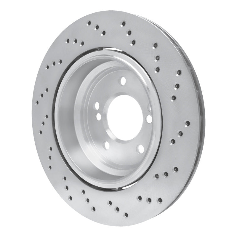 DFC 06-08 BMW Z4 Left Rear Drilled Hi-Carbon Alloy Geomet Coated Rotor