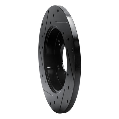 R1 Concepts R1 04-16 Buick Allure Rear Right Drilled & Slotted Black Brake Rotor