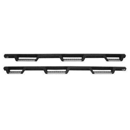 Westin/HDX 07-18 Chevrolet Silverado 2500 6.5ft Drop Wheel to Wheel Nerf Step Bars - Textured Black