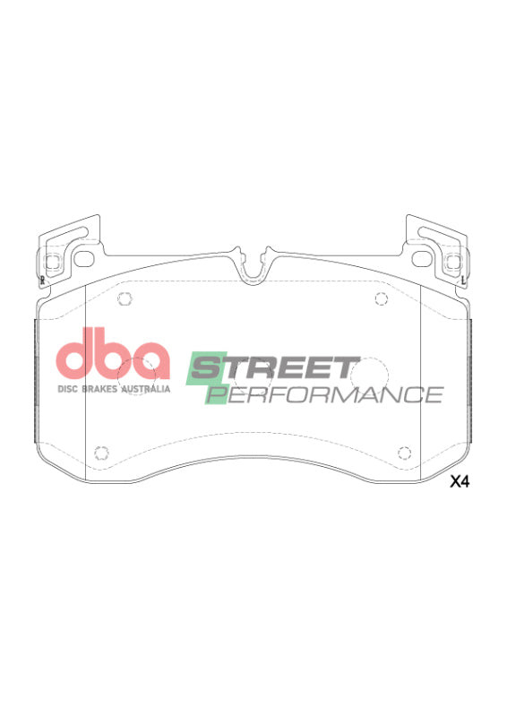 DBA 2021+ Mercedes-Benz GLE53 AMG/GLE63 S AMG SP Performance Front Brake Pads