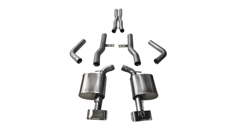 CORSA Performance Corsa 2015-2023 Dodge Challenger SRT / Scat Pack / R/T 6.4L Polished Xtreme Cat-Back Exhaust
