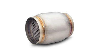 Vibrant SS Race Muffler 3in inlet/outlet x 5in long