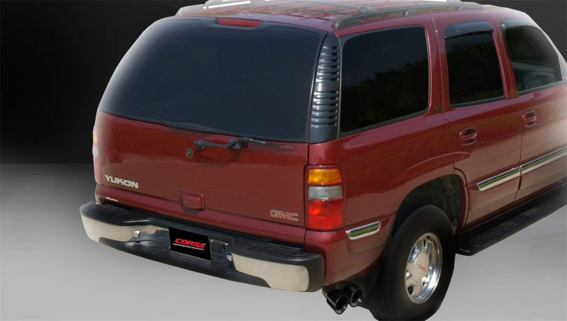 CORSA Performance Corsa 2001-2006 Chevrolet Suburban 5.3L V8 3in Cat-Back Single Side w Twin 4in Black Pro-SeriesTips
