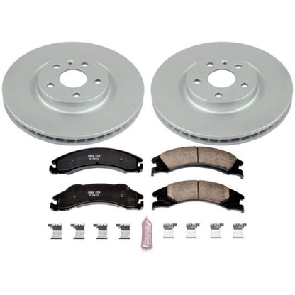 PowerStop Power Stop 17-18 Ford E-450 Super Duty Rear Z17 Coated Brake Kit