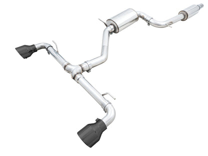AWE Tuning 2022 VW GTI MK8 Touring Edition Exhaust - Diamond Black Tips