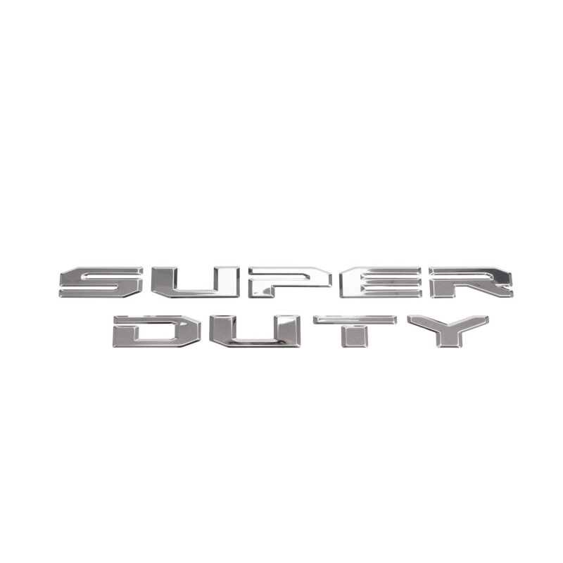 Putco 17-20 Ford SUPERDUTY Letters (Stamped/Stainless Steel) Hood/Front