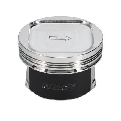 Manley Performance Manley 98-05 Subaru EJ20 WRX 92.50mm +.5mm Bore 8.5:1 Dish Platinum Series Piston Set w/Rings