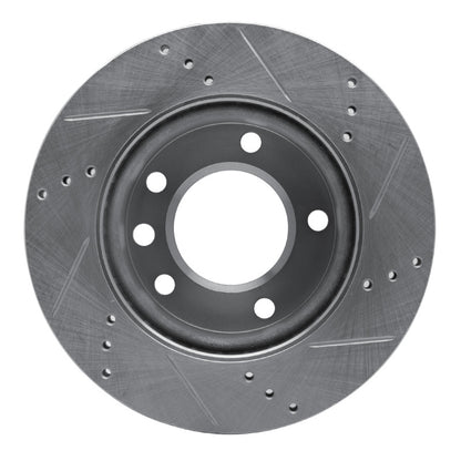 R1 Concepts R1 02-06 Dodge Sprinter 2500 Front Left Drilled & Slotted Silver Brake Rotor