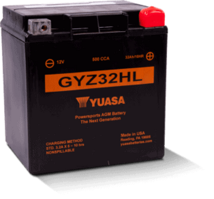 Yuasa Battery Yuasa GYZ32HL High Performance Maintenance Free AGM 12-Volt Battery