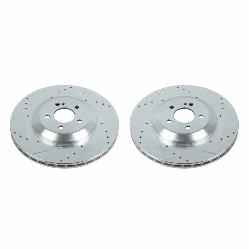 PowerStop Power Stop 19-20 Mercedes-Benz CLS450 Rear Evolution Drilled & Slotted Rotors - Pair