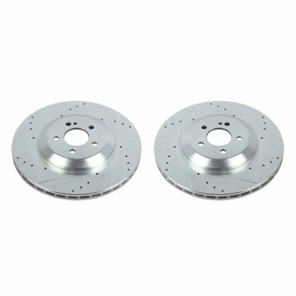 PowerStop Power Stop 19-20 Mercedes-Benz CLS450 Rear Evolution Drilled & Slotted Rotors - Pair
