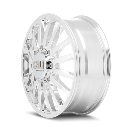 Cali Off-Road 9110D Summit Dually 22x8.25 / 8x165.1 BP / -192mm Offset / 121.3mm Hub Polished Wheel