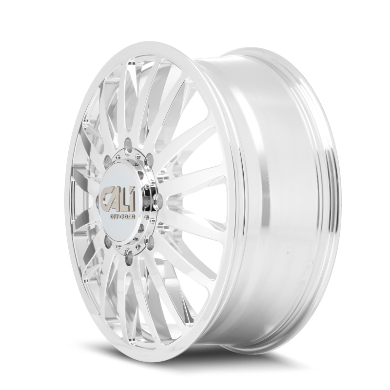 Cali Off-Road 9110D Summit Dually 20x8.25 / 8x165.1 BP / 115mm Offset / 121.3mm Hub Polished Wheel