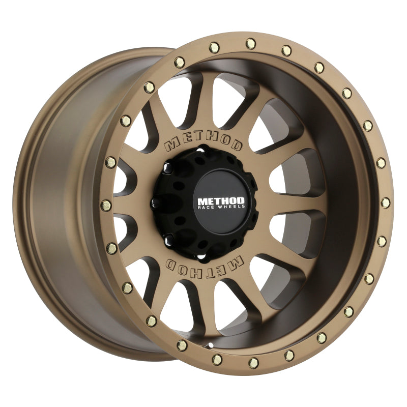 Method Wheels Method MR605 NV 20x12 -52mm Offset 8x170 124.9mm CB Method Bronze Wheel