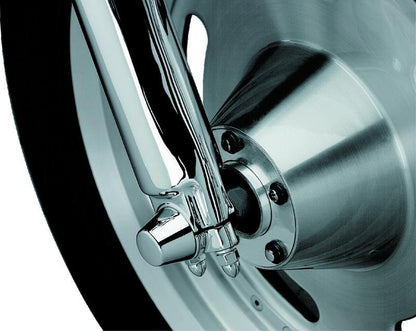 Kuryakyn Front Axle Nut Caps Chrome