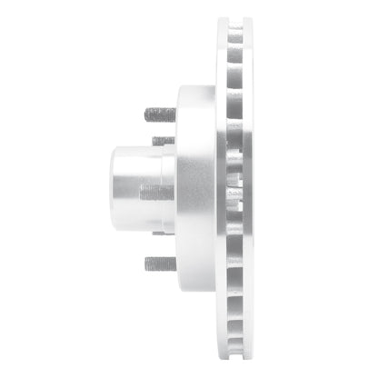 R1 Concepts R1 91-03 Chevrolet Blazer Front Right Drilled & Slotted Silver Brake Rotor