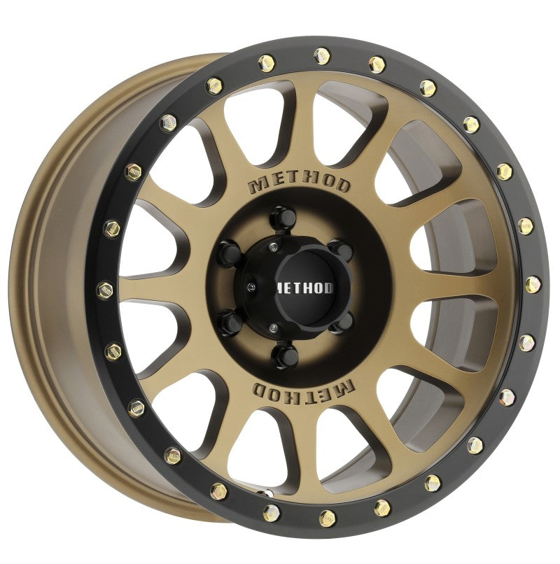 Method Wheels Method MR305 NV 18x9 0mm Offset 6x135 94mm CB Method Bronze/Black Street Loc Wheel