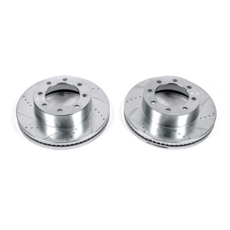 PowerStop Power Stop 13-16 Ford F-450 Super Duty Front Drilled & Slotted Rotor - Pair