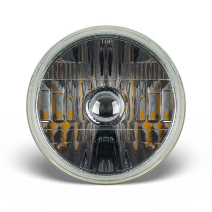 ORACLE Lighting Oracle 7in Sealed Beam Glass Lens Headlight  Non-Halo-Compatible with H4 LED Bulbs