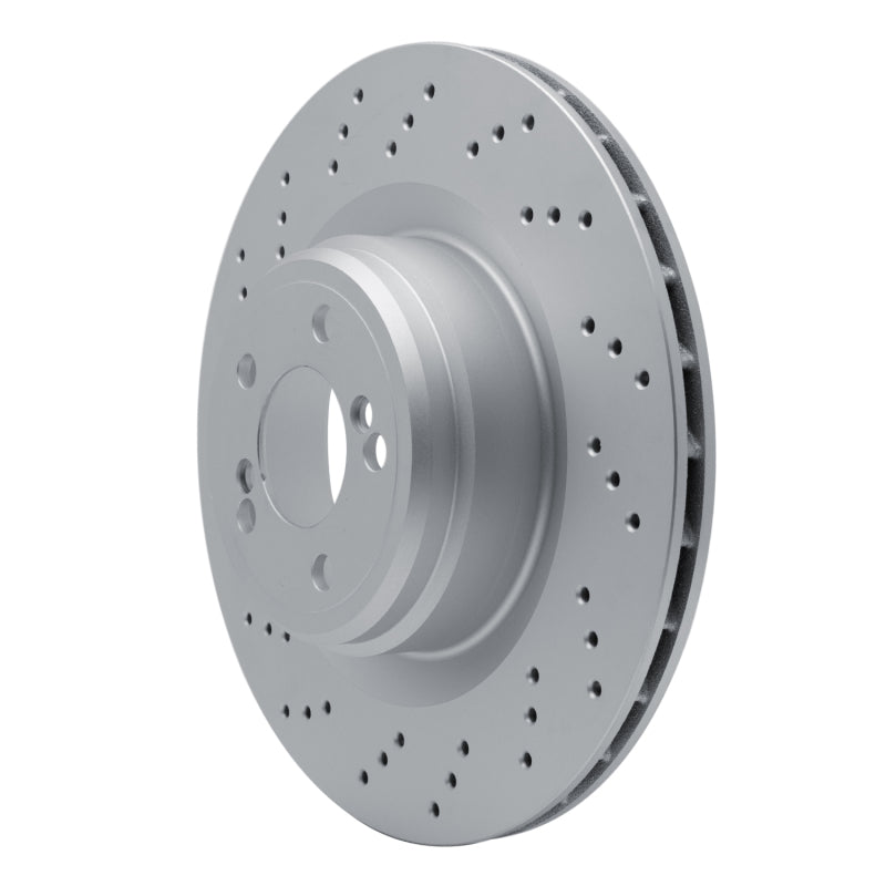 DFC 15-19 BMW X6 Left Rear Drilled Hi-Carbon Alloy Geomet Coated Rotor