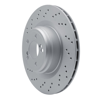 DFC 15-19 BMW X6 Left Rear Drilled Hi-Carbon Alloy Geomet Coated Rotor