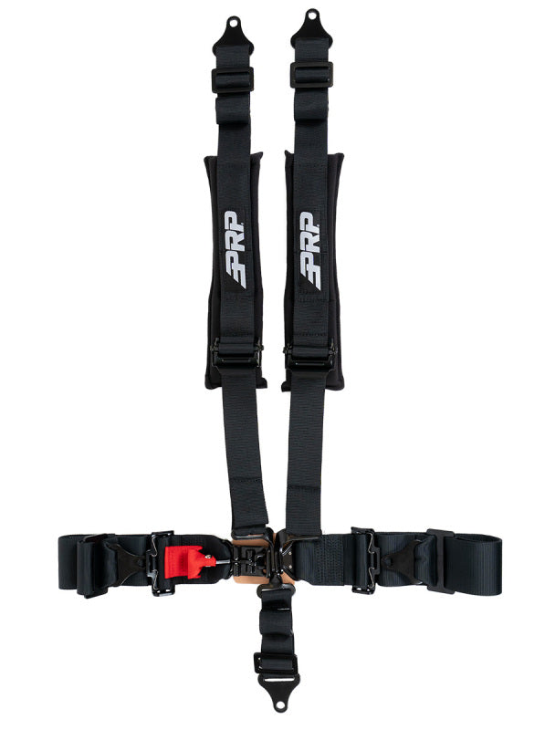PRP Seats PRP 5.3x2 Harness - 5 Point Harness 3In Lap Belts 2In Shoulder Belts w/ Removable Pads