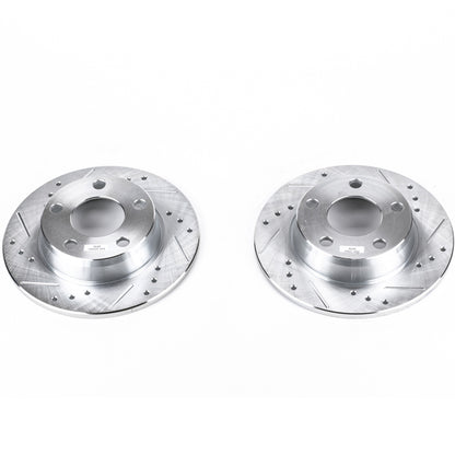 PowerStop Power Stop 98-04 Audi A6 Quattro Rear Evolution Drilled & Slotted Rotors - Pair