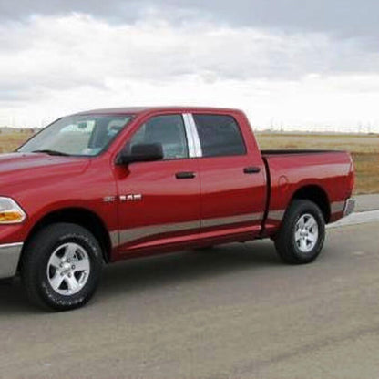 Putco 03-08 RAM 1500/2500/3500 Reg Cab 6.5 SWB - 6in Wide - 10pcs Stainless Steel Rocker Panels