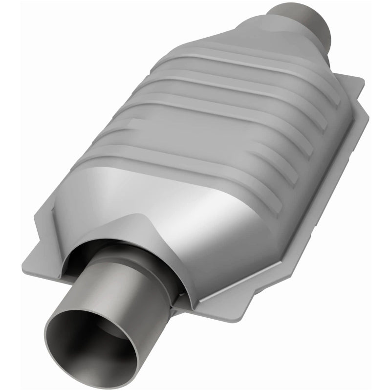 MagnaFlow Univ Cat Conv 2.25in Inlet/Outlet Center/Center Oval 12in Body L x 7in W x 16in Overall L