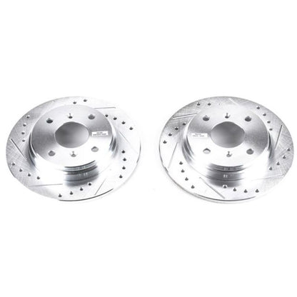 PowerStop Power Stop 86-88 Acura Legend Rear Evolution Drilled & Slotted Rotors - Pair