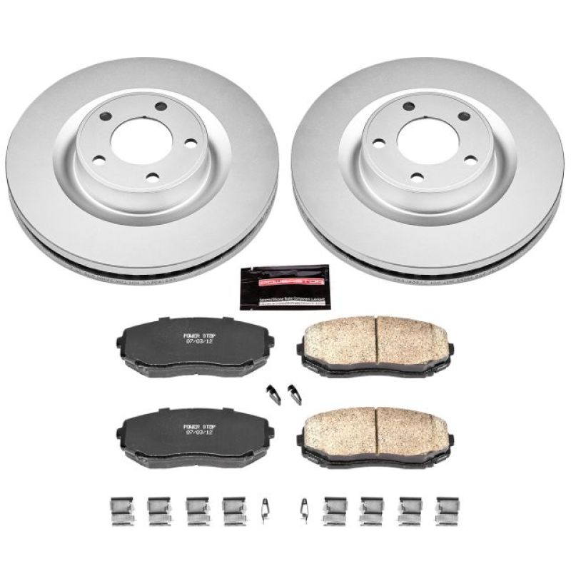 PowerStop Power Stop 07-15 Ford Edge Front Z17 Evolution Geomet Coated Brake Kit