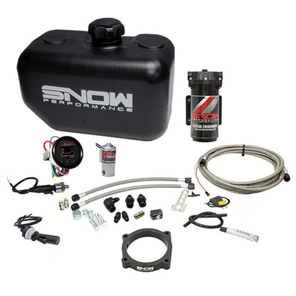 Snow Performance Stg 2 Boost Cooler Challenger/Charger Hellcat Water Inj Kit (SS Braid Line/4AN Fit)